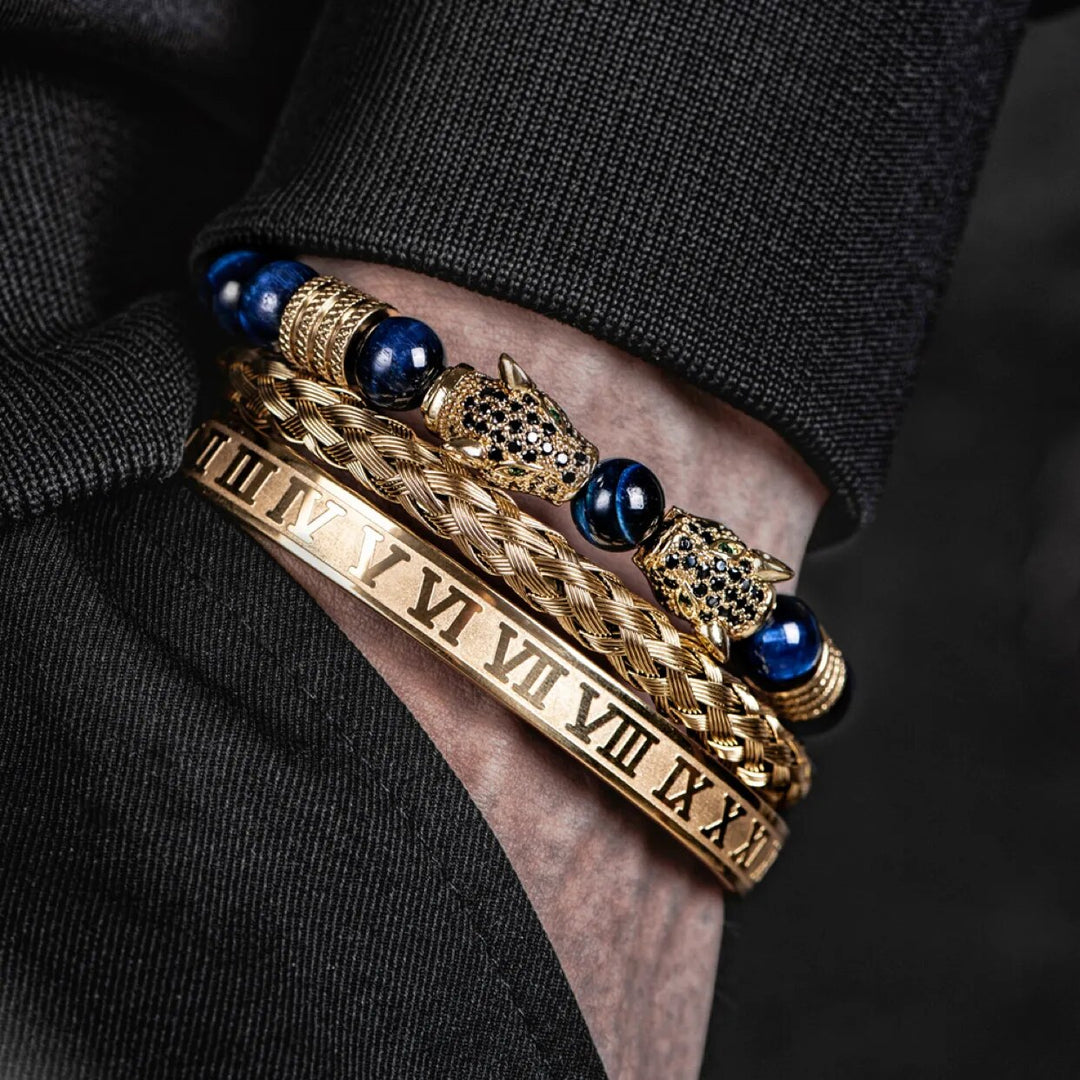 Double Leopard head Luxury Bracelet