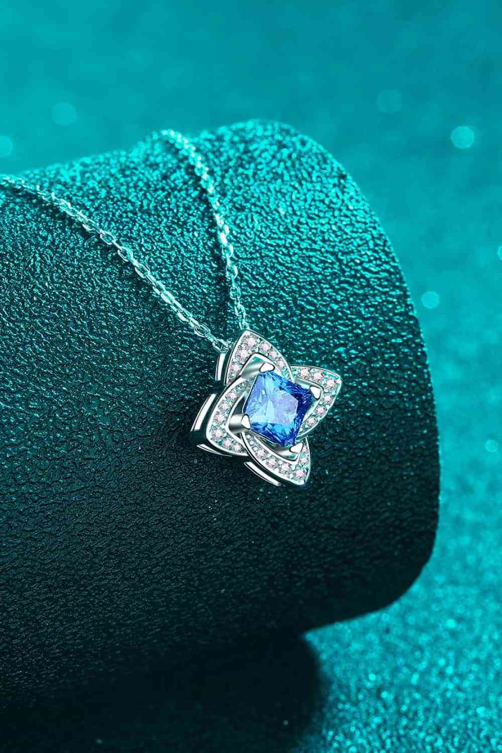 Glimmering Galaxy: 1-Carat Moissanite Pendant