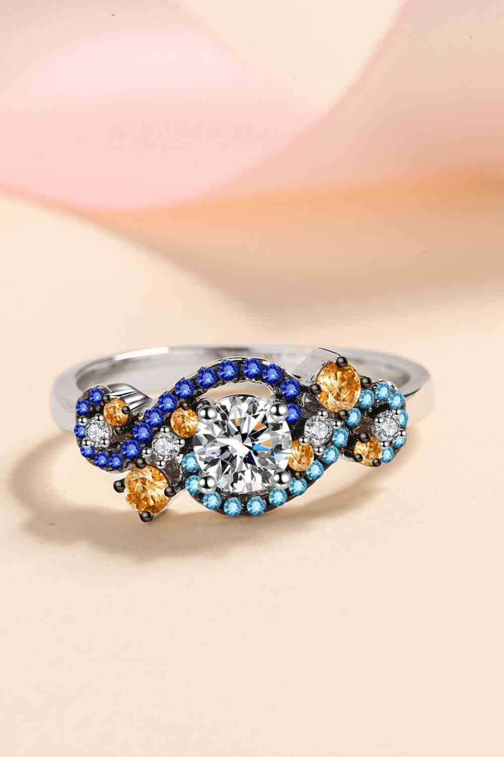Stellar Spectrum: Moissanite Ring