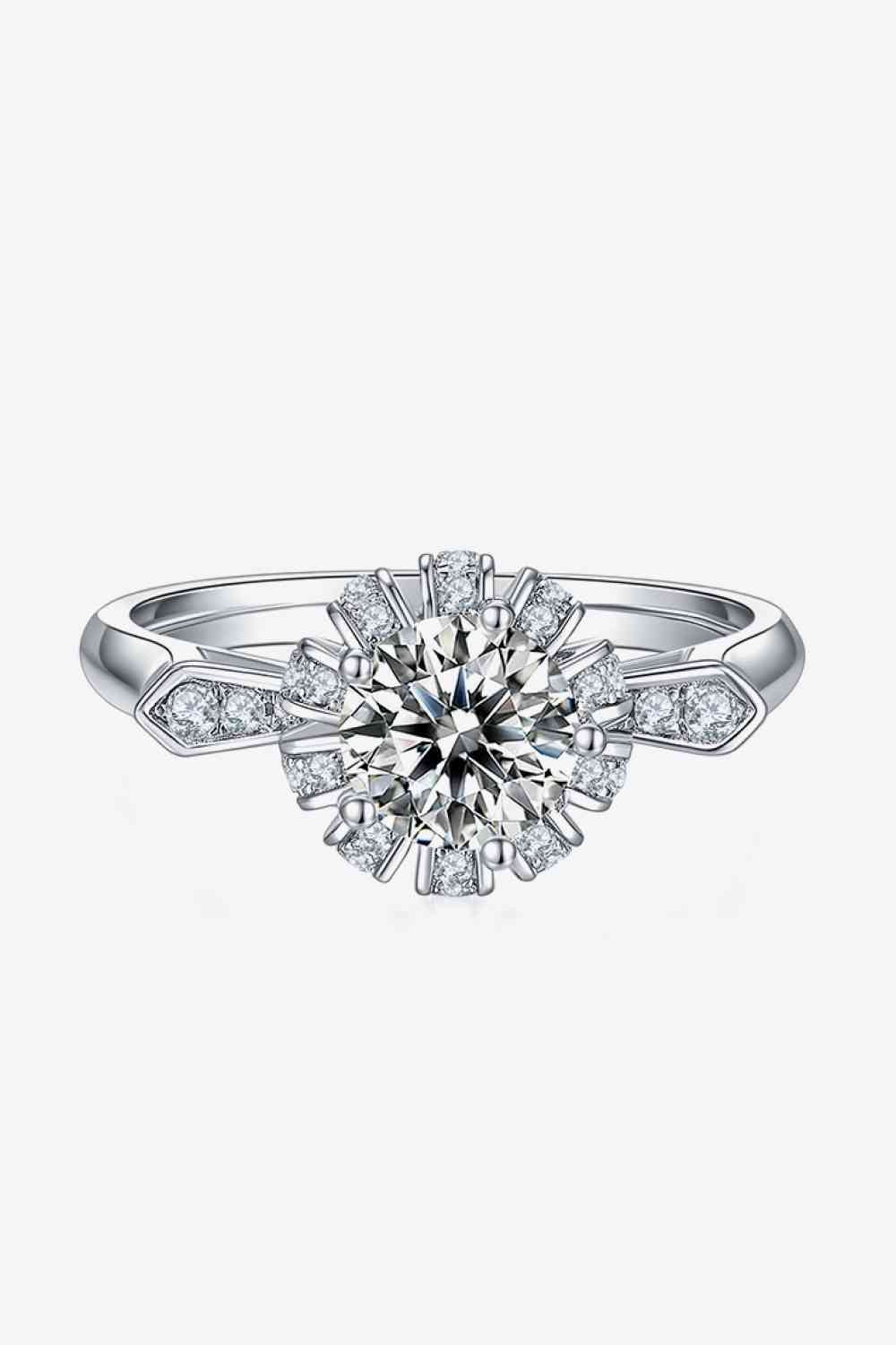 Eternal Elegance: 1 Carat Moissanite Ring