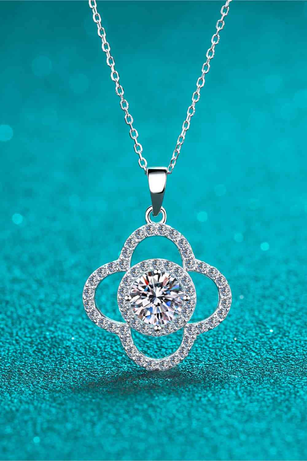 Radiant Orbit: Moissanite Necklace