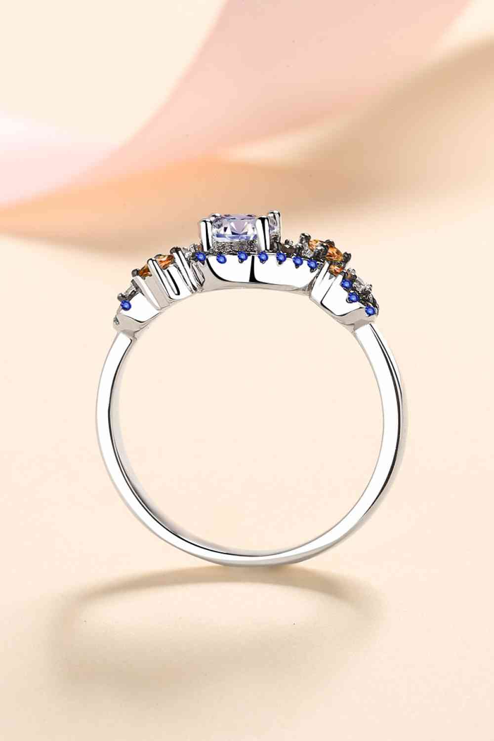 Stellar Spectrum: Moissanite Ring