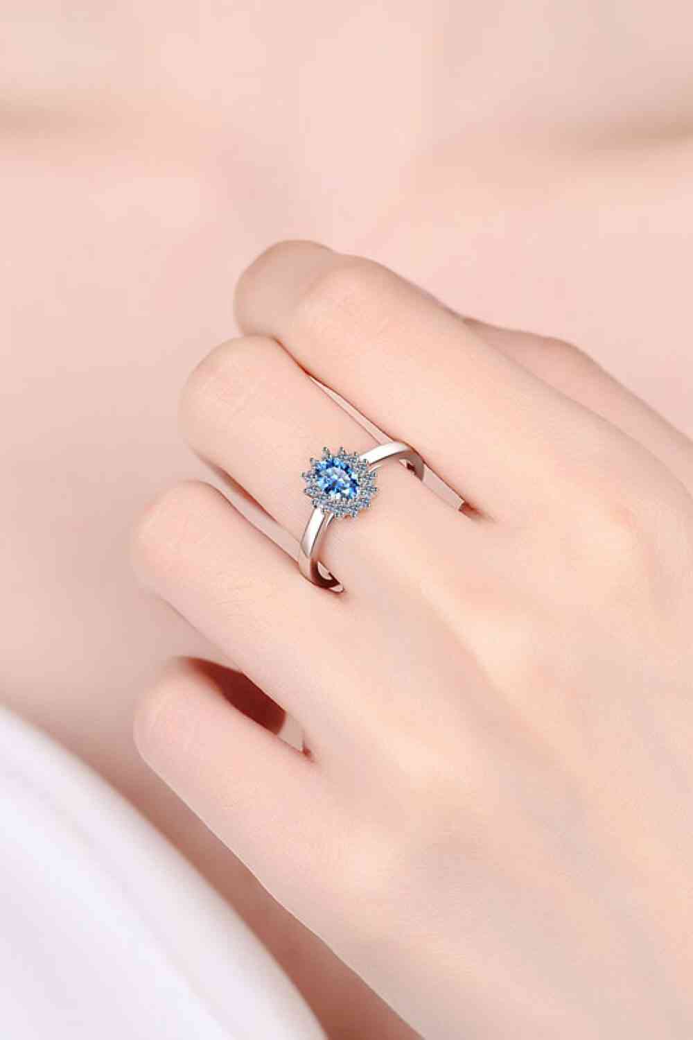 Starlit Splendor: Moissanite Ring