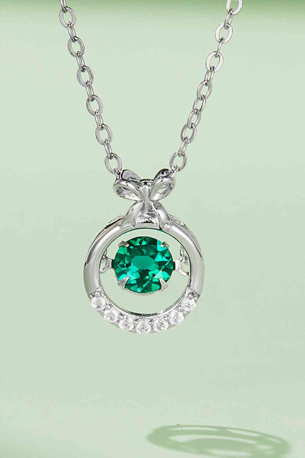 Serenity Stone: Emerald Pendant