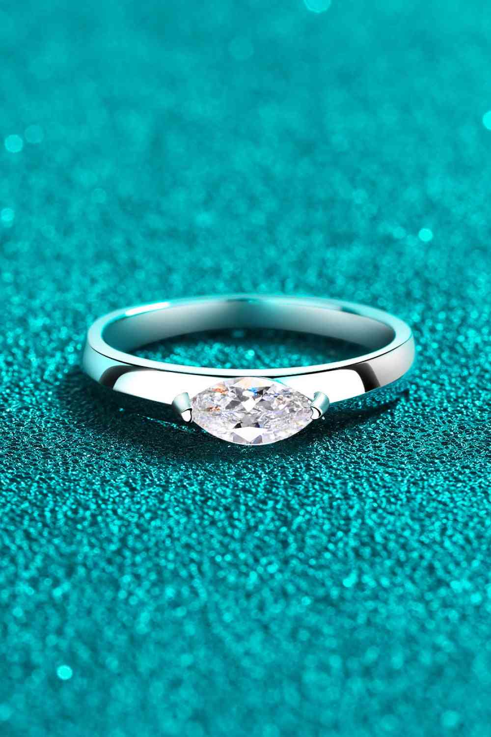 Stellar Luminary: Moissanite Ring