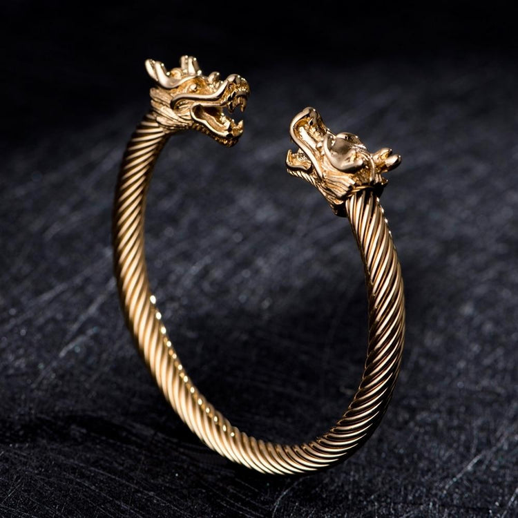 Dragon Soul Gold Luxury Premium Bracelets - Royal Jewlz