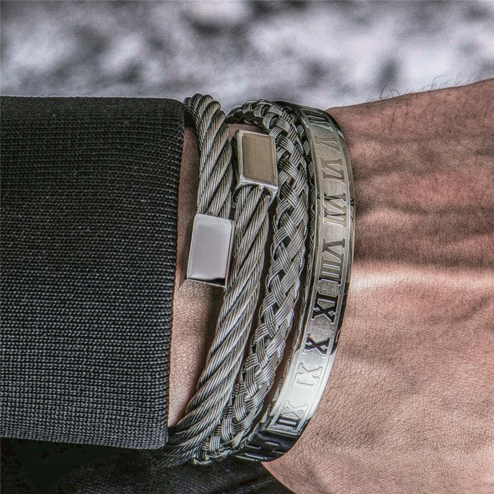 IV Royal Silver Bracelet Set - Royal Jewlz