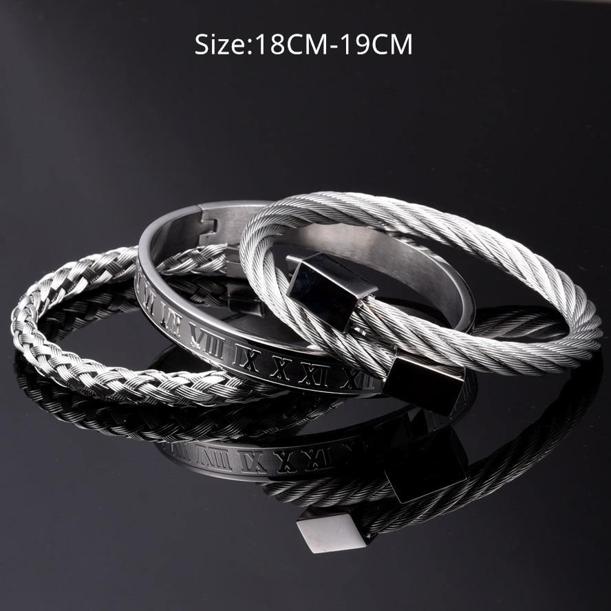 IV Royal Silver Bracelet Set - Royal Jewlz