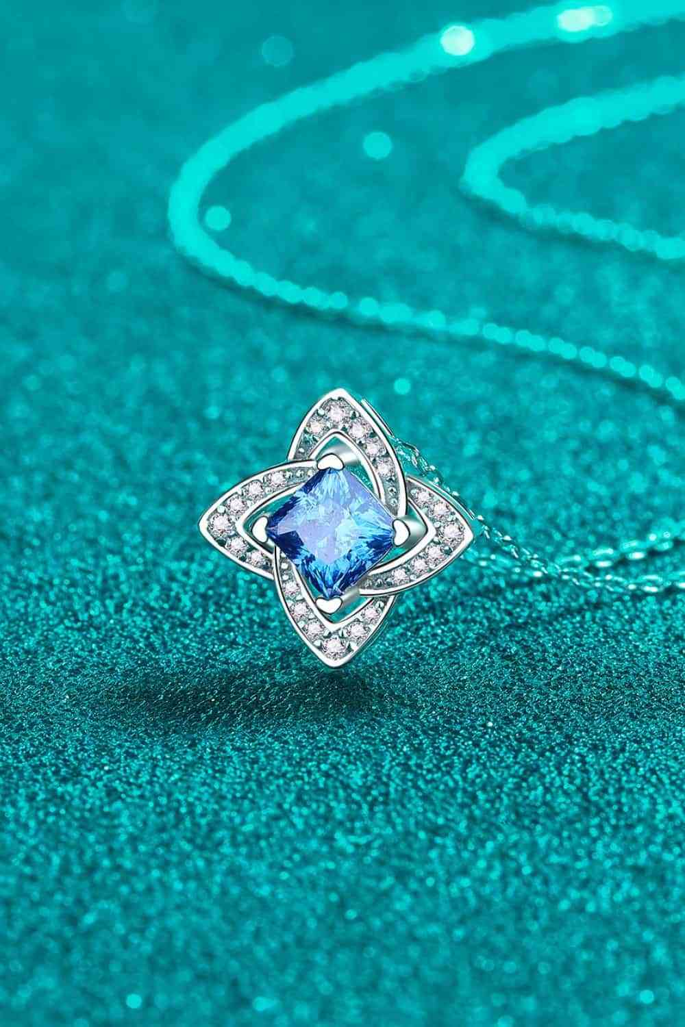 Glimmering Galaxy: 1-Carat Moissanite Pendant