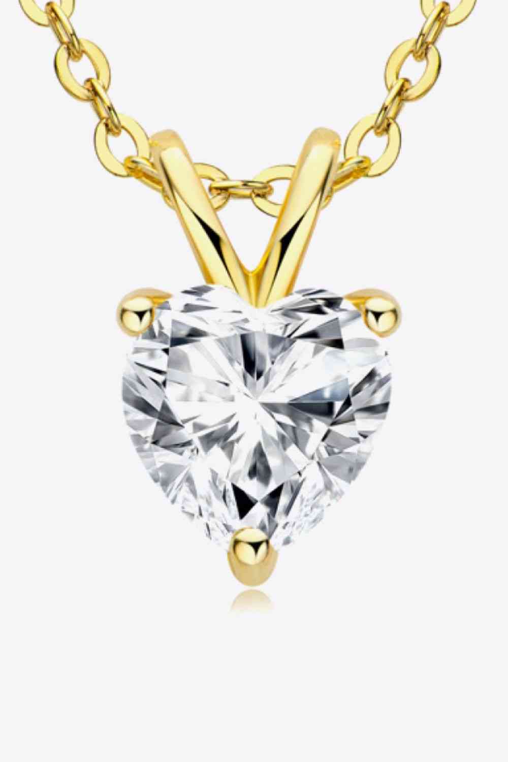 Eternal Echo: 1-Carat Moissanite Necklace