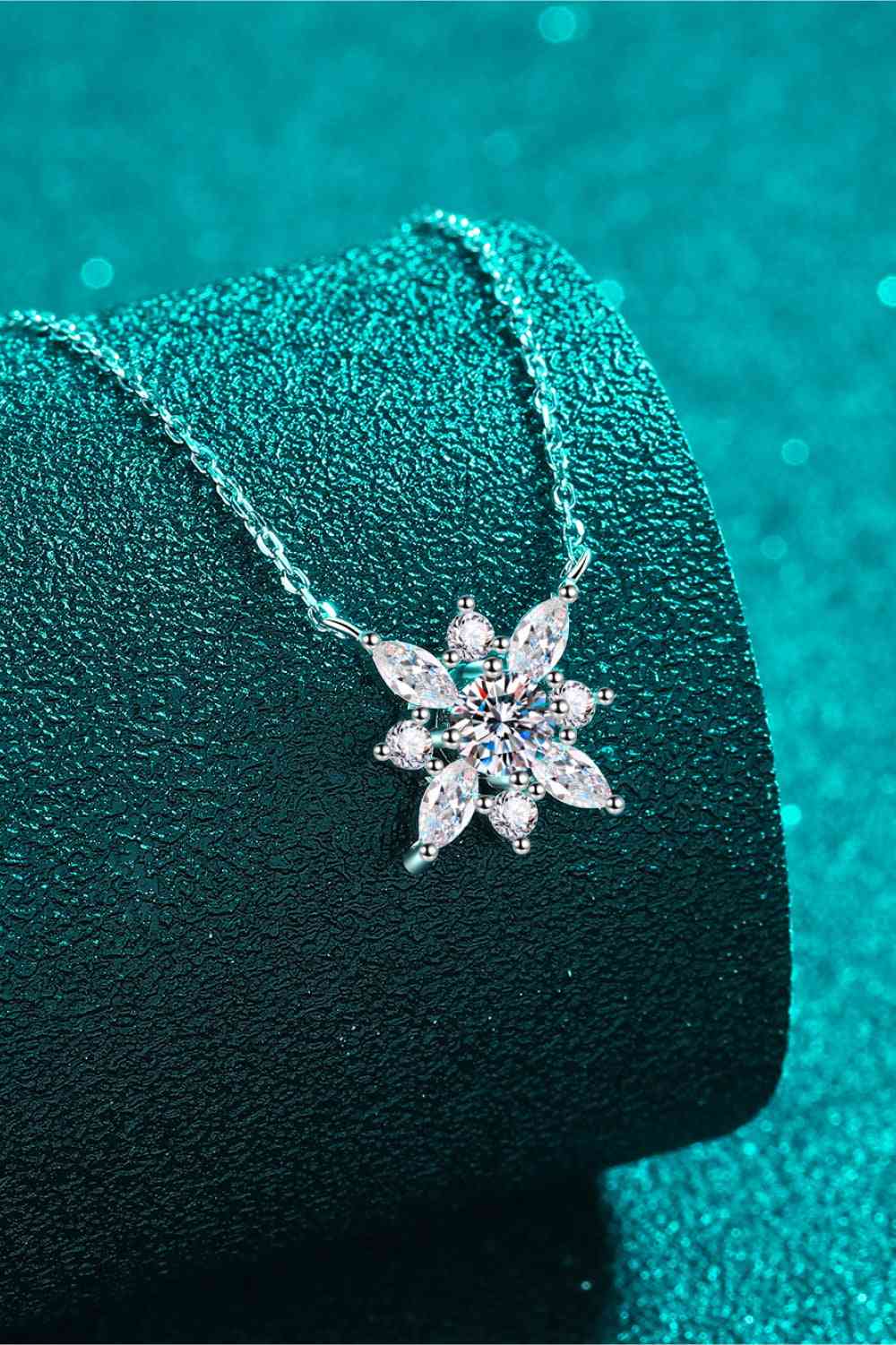 Whispering Stardust: Moissanite Necklace