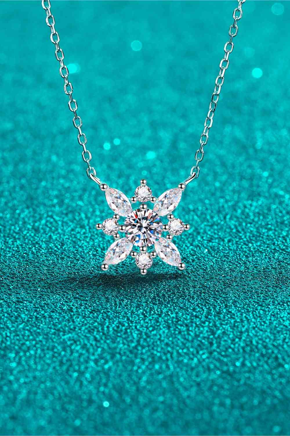 Whispering Stardust: Moissanite Necklace