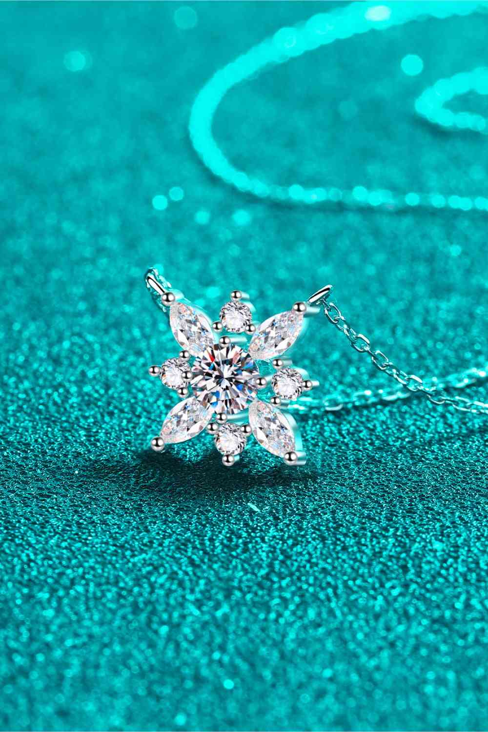 Whispering Stardust: Moissanite Necklace