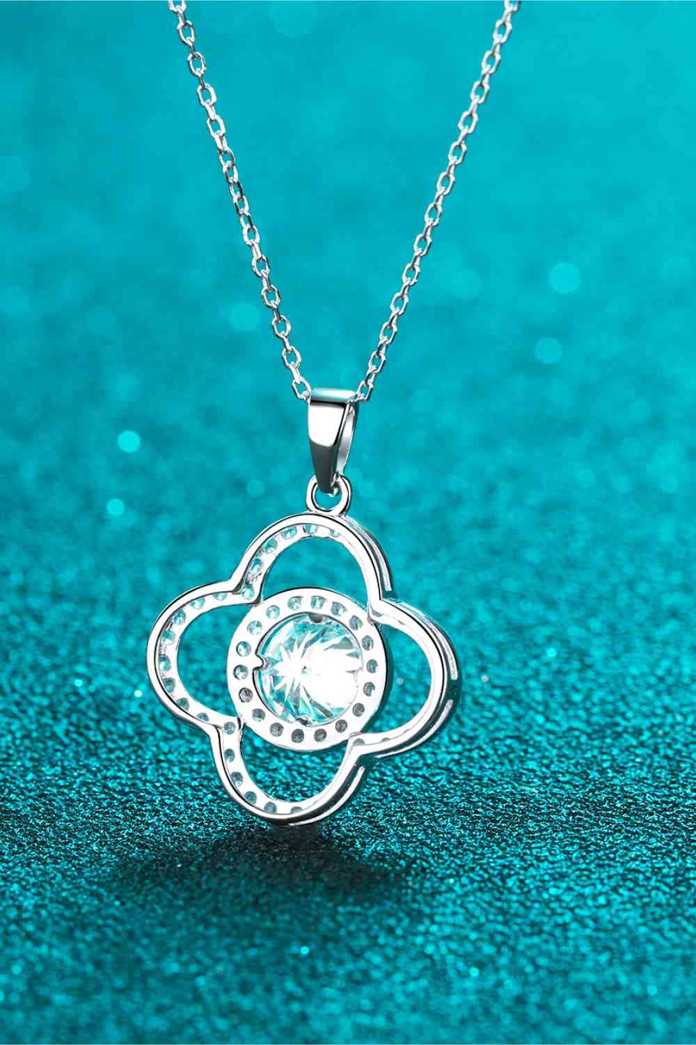 Radiant Orbit: Moissanite Necklace