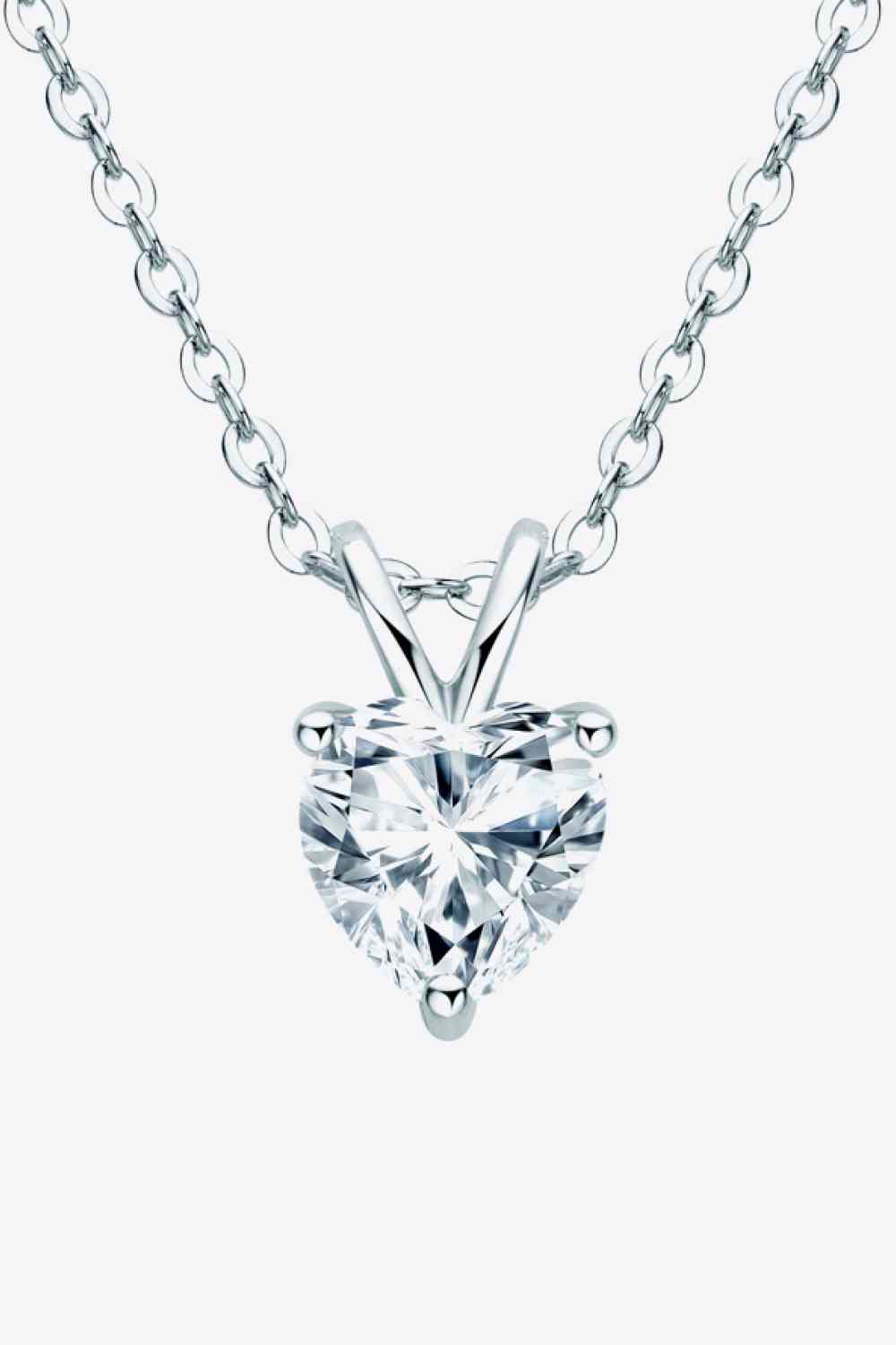 Eternal Echo: 1-Carat Moissanite Necklace